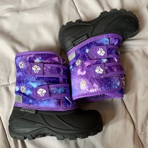 Cute light up winter boots
